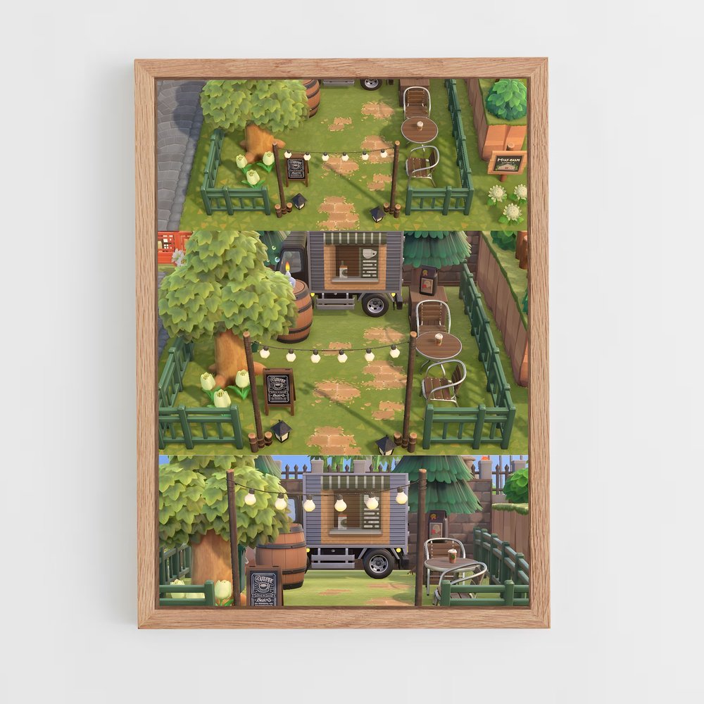 Poster Ferme des Rêves – affiche Animal Crossing (vue 4)